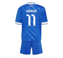 Real Madrid Rodrygo Goes #11 Koszulka Trzecia dzieci 2025-26 Krótki Rękaw (+ krótkie spodenki)